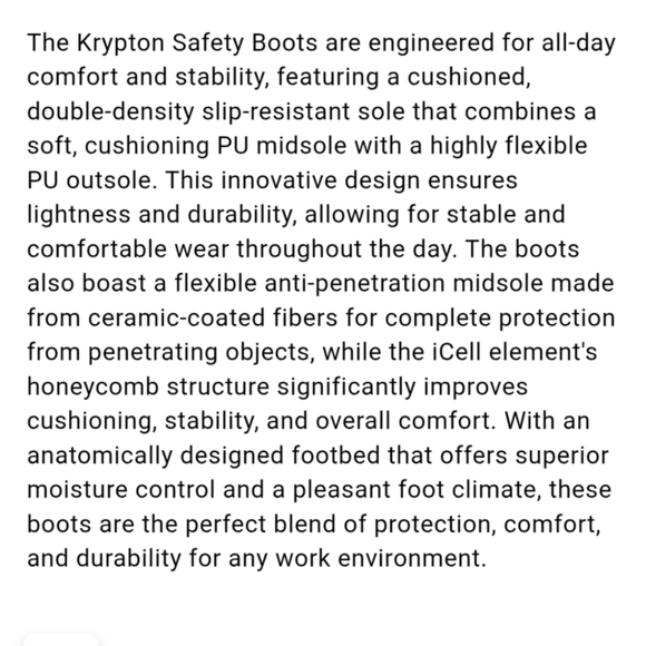 Puma Krypton Safety Boots Anti Static ESD Men's Size 9 - Picture 10 of 11